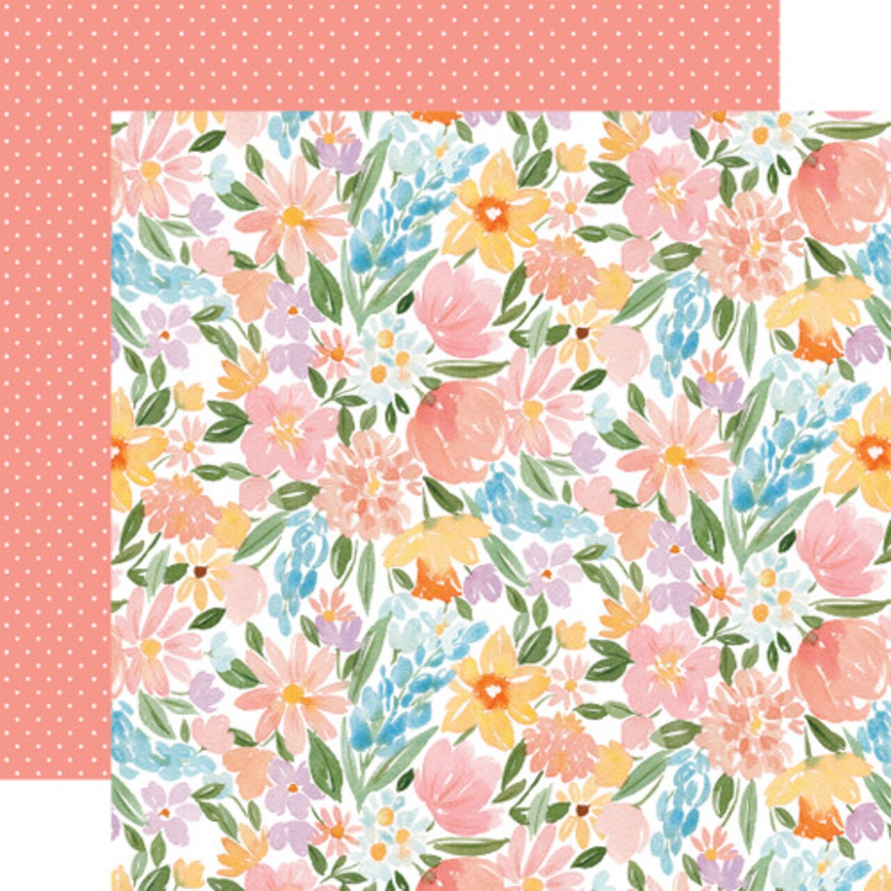 Echo Park My Favorite Spring May Flowers 12x12 Double-Sided Paper